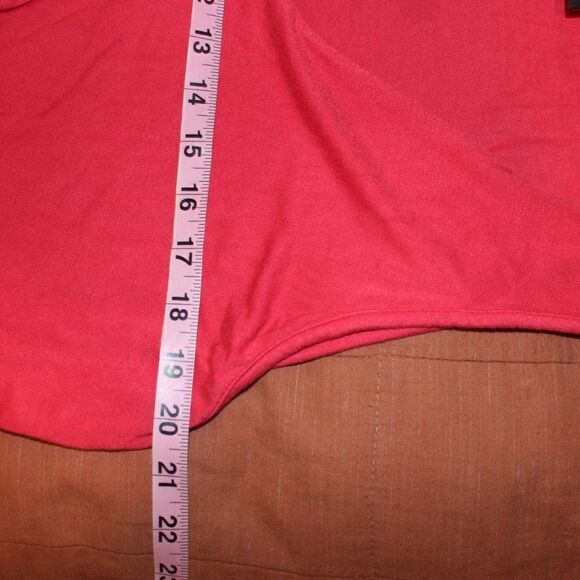 Lane Bryant Red Sleeveless V-Neck Maxi Dress Women's Size 14/16 - Picture 7 of 8